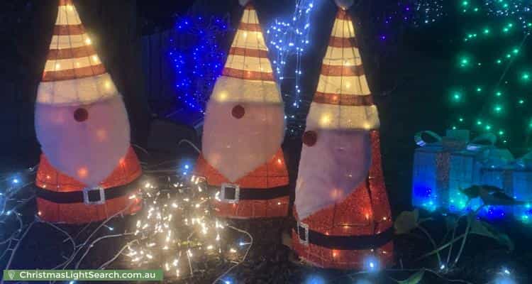 Christmas Light display at 2 Kingburn Court, Templestowe