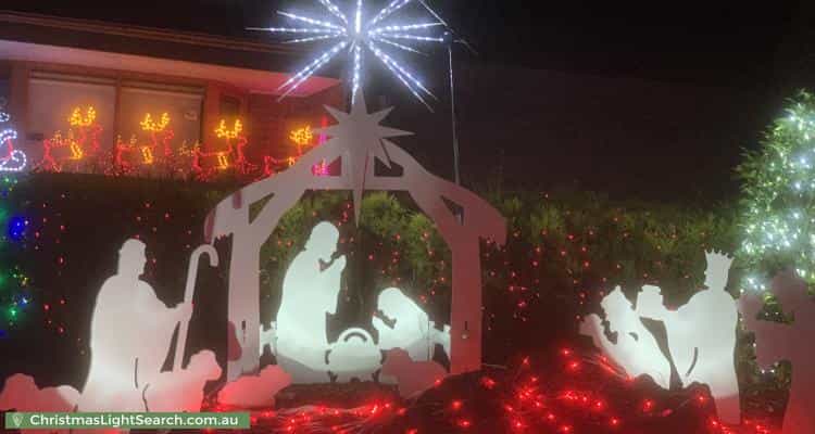 Christmas Light display at 2 Kingburn Court, Templestowe