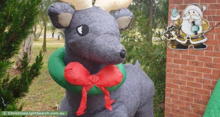 Christmas Light display at 21 McKinley Circuit, Calwell