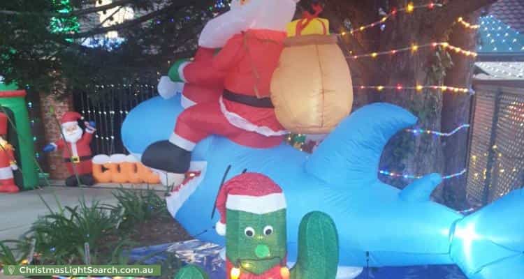 Christmas Light display at 21 McKinley Circuit, Calwell
