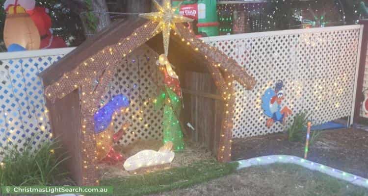 Christmas Light display at 21 McKinley Circuit, Calwell