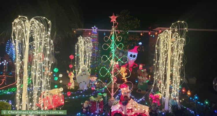 Christmas Light display at 2 Picardy Court, Hoppers Crossing