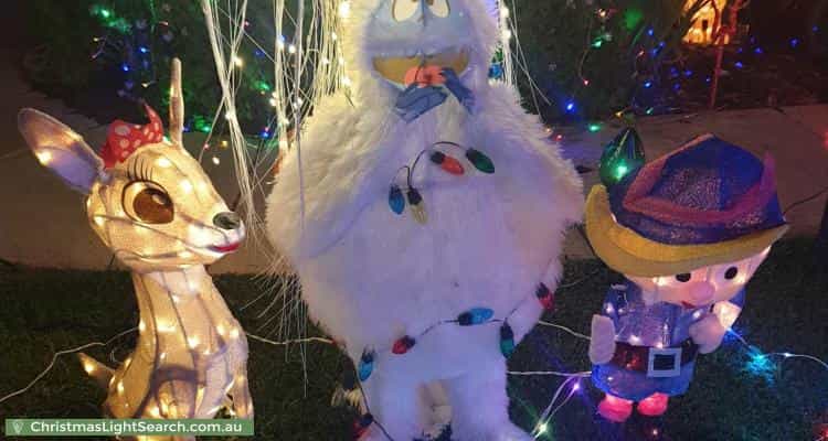 Christmas Light display at 2 Picardy Court, Hoppers Crossing