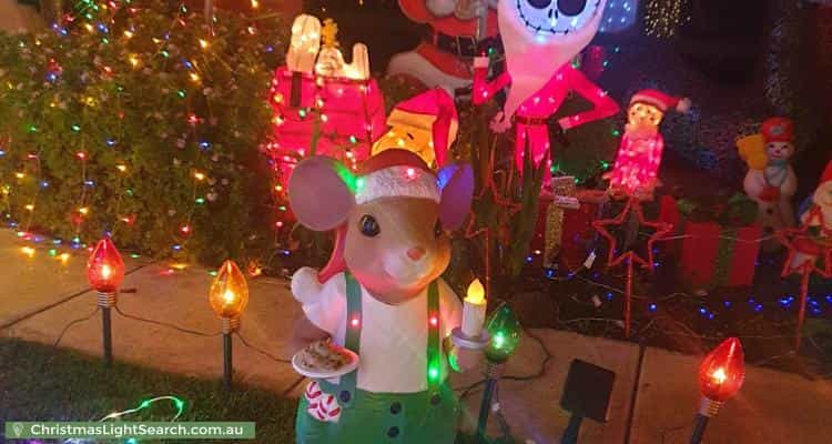 Christmas Light display at 2 Picardy Court, Hoppers Crossing