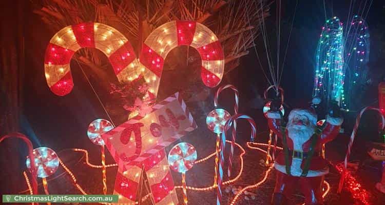 Christmas Light display at 2 Picardy Court, Hoppers Crossing