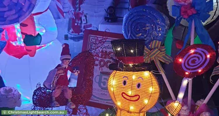 Christmas Light display at 2 Picardy Court, Hoppers Crossing