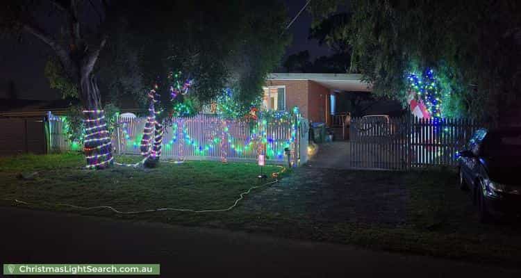 Christmas Light display at 18 Ruyton Drive, Capel Sound