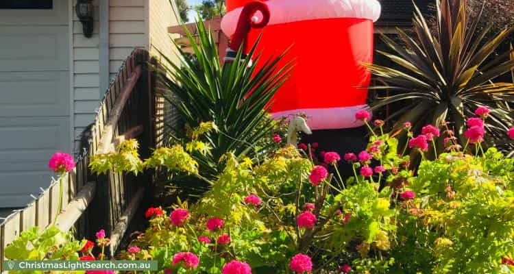 Christmas Light display at 2 Daylesford Court, Eynesbury