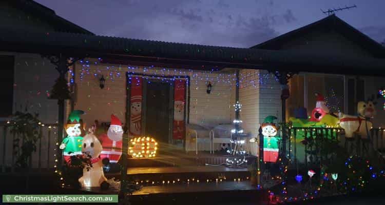Christmas Light display at 3 Bailey Street, Boronia