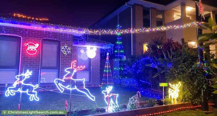 Christmas Light display at 118 McCulloch Street, Riverstone