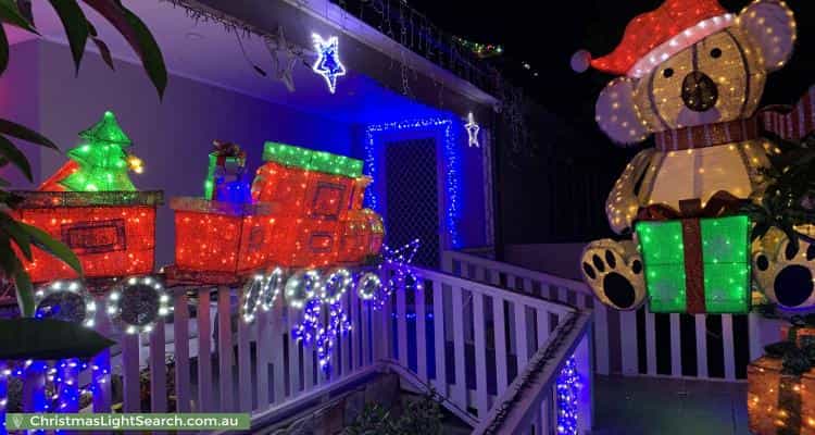 Christmas Light display at 17 Stephenson Street, Birrong