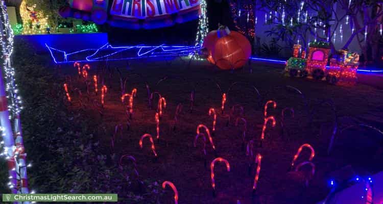 Christmas Light display at 17 Stephenson Street, Birrong