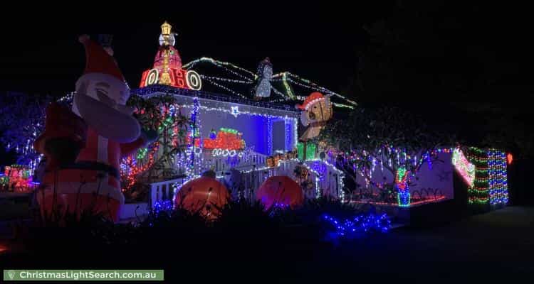 Christmas Light display at 17 Stephenson Street, Birrong