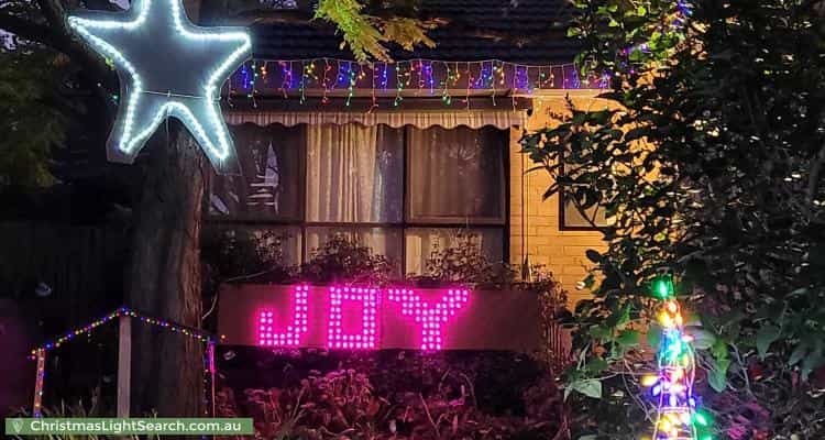 Christmas Light display at 7 McCulloch Street, Nunawading