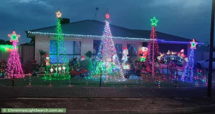 Christmas Light display at 36 Henry Turton Circuit, Wasleys