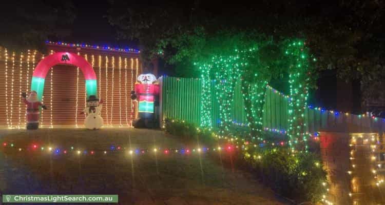 Christmas Light display at 90 Kurrajong Road, Narre Warren