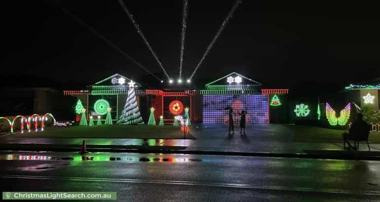 Christmas Light display at 8 Botanical Circuit, Banora Point