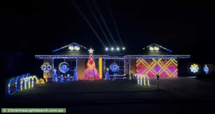 Christmas Light display at 8 Botanical Circuit, Banora Point