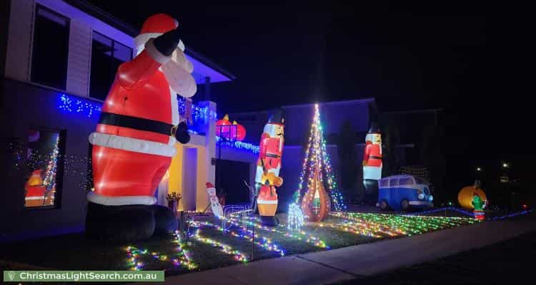 Christmas Light display at 11 Pembroke Drive, Marong