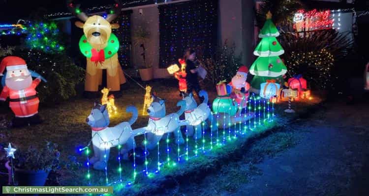Christmas Light display at 4 Denby Court, Boronia