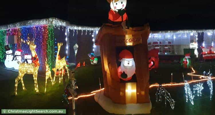 Christmas Light display at 40 Norfolk Crescent, Bundoora