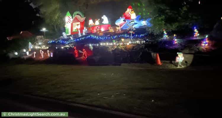 Christmas Light display at 39 Hunter Street, Ferntree Gully