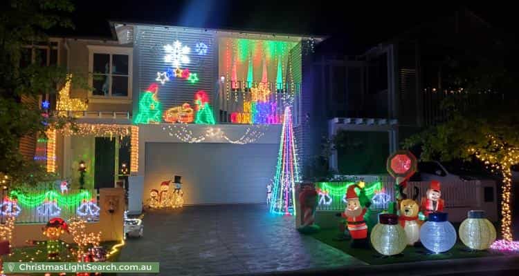 Christmas Light display at 74 Astley Road, Catherine Field