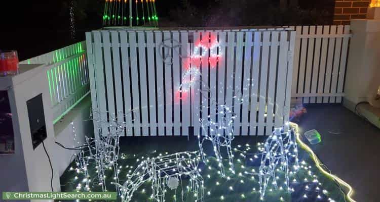 Christmas Light display at 74 Astley Road, Catherine Field