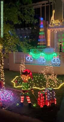 Christmas Light display at 74 Astley Road, Catherine Field