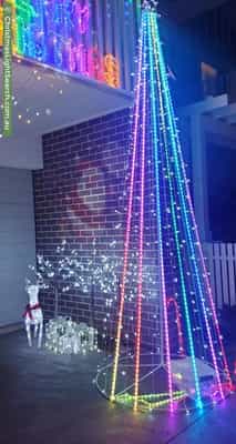 Christmas Light display at 74 Astley Road, Catherine Field