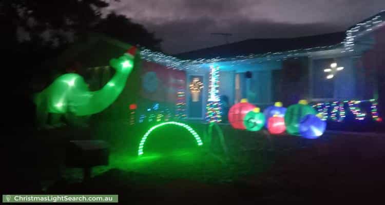 Christmas Light display at 67 Tipiloura Street, Ngunnawal