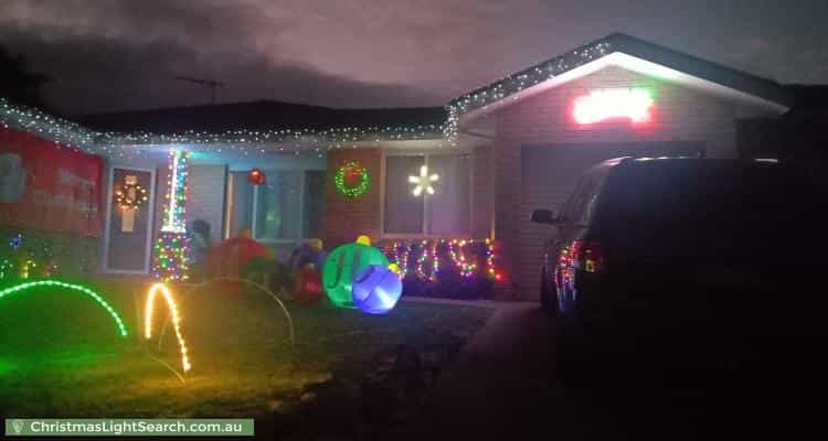 Christmas Light display at 67 Tipiloura Street, Ngunnawal