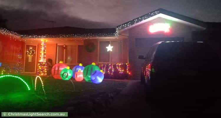 Christmas Light display at 67 Tipiloura Street, Ngunnawal