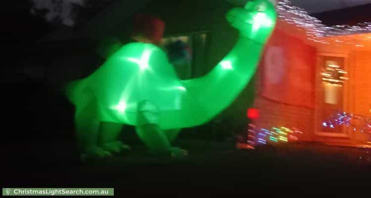 Christmas Light display at 67 Tipiloura Street, Ngunnawal