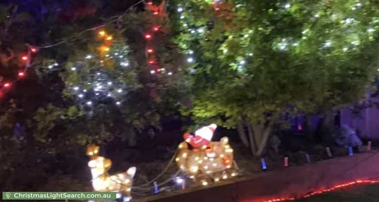 Christmas Light display at 9 Amanda Close, Dean Park
