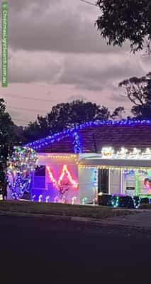 Christmas Light display at 6 Hotham Road, Kirrawee