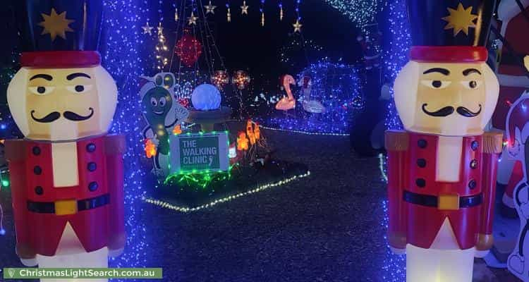 Christmas Light display at 13 Ruthven Street, Gowrie