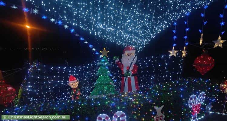 Christmas Light display at 13 Ruthven Street, Gowrie