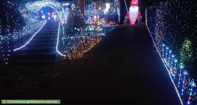 Christmas Light display at 13 Ruthven Street, Gowrie