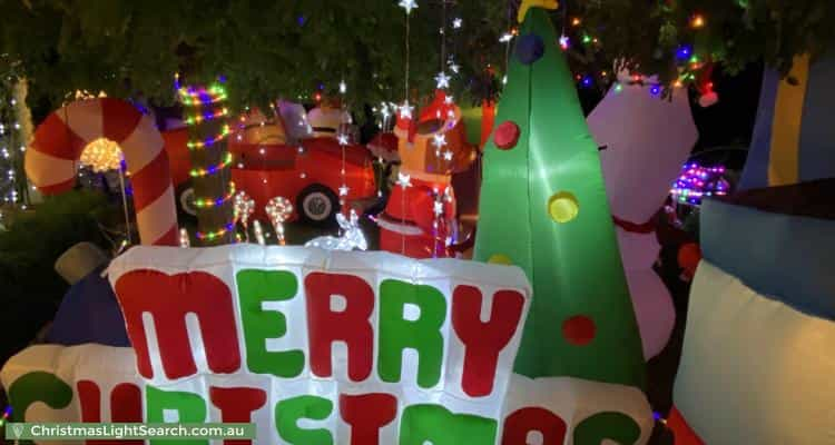 Christmas Light display at 86 Bethany Road, Hoppers Crossing