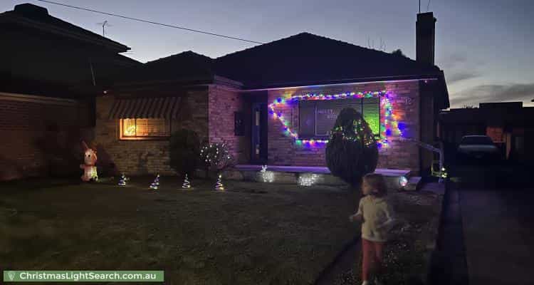 Christmas Light display at 12 Adelaide Street, Dandenong