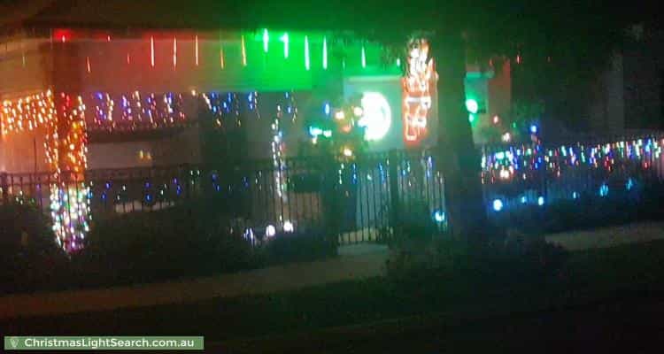 Christmas Light display at 41 Doncaster Grange, Butler