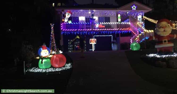 Christmas Light display at  Larwood Place, Ferny Hills