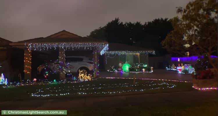 Christmas Light display at 45 Baringa Park Drive, Narre Warren South