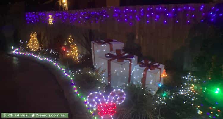 Christmas Light display at 45 Baringa Park Drive, Narre Warren South
