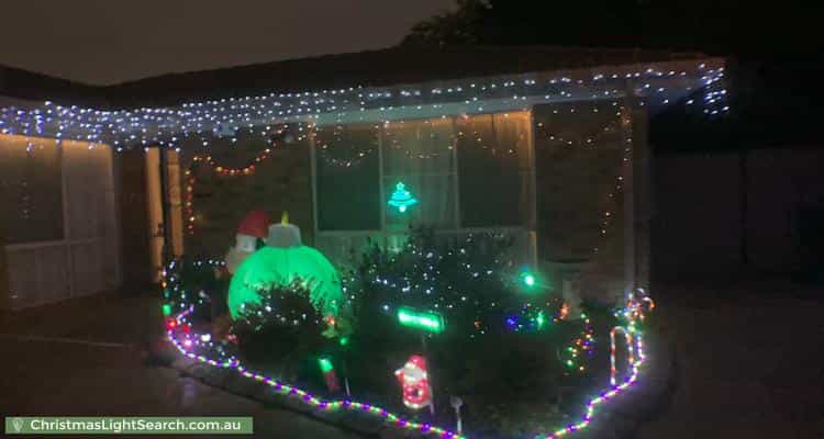 Christmas Light display at 45 Baringa Park Drive, Narre Warren South