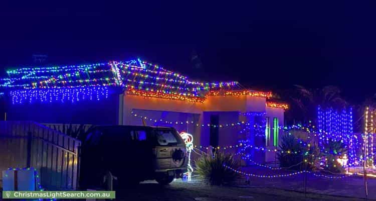 Christmas Light display at  Arcadia Avenue, Hindmarsh Island