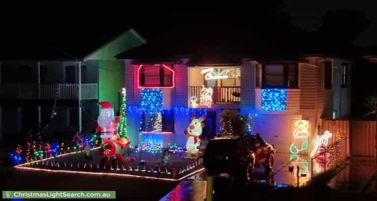 Christmas Light display at 38 Bradley Road, South Windsor