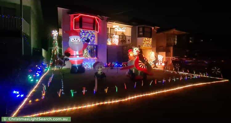 Christmas Light display at 38 Bradley Road, South Windsor