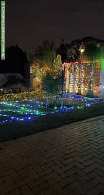 Christmas Light display at 18 Young Street, Melville